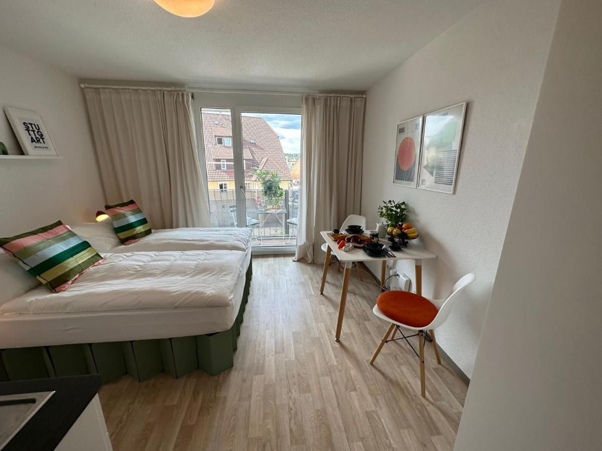 Stilvolles Und Modernes Appartement Mit Sonnigem Balkon In Flughafen- Und Messenaehe 31 ラインフェルデン＝エヒターディンゲン エクステリア 写真